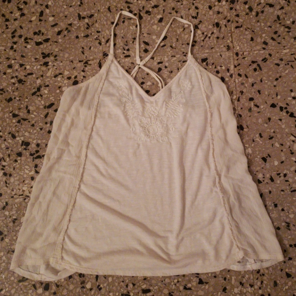 White tank top